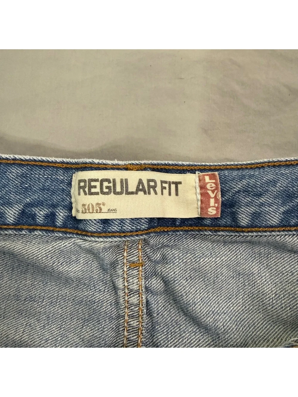Levi's 505 Regular Fit Blue Denim Jeans W38 L29